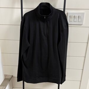Vuori Men’s Coronado Half Zip. Size XXL. Black Heather.